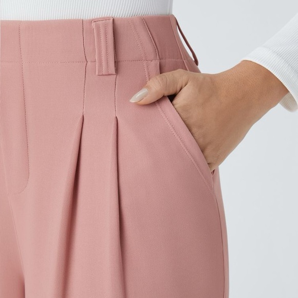 Halara Flex High Waisted Pocket Wide Leg Micro Waffle Work Pants Size Large - Picture 5 of 7